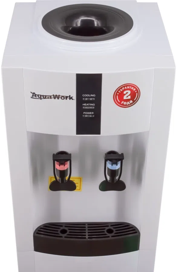 Кулер Aqua Work 16-LDR напольный электронный белый/черный