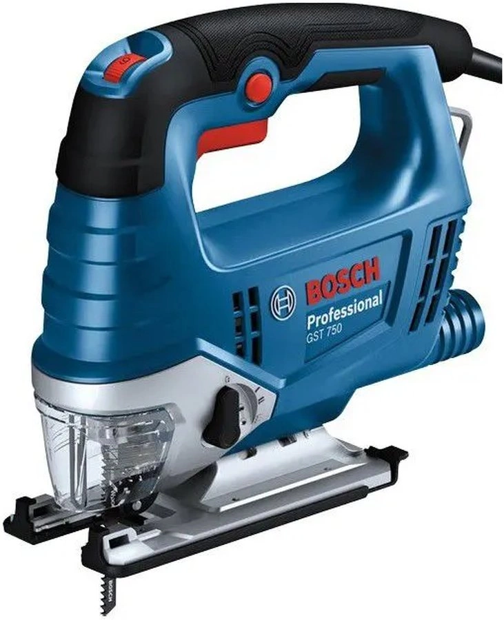 Лобзик Bosch GST 750 520Вт 3200ходов/мин от электросети (кейс в комплекте)