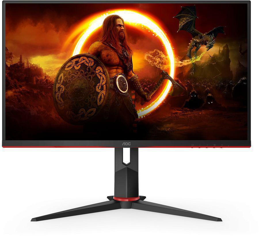 Монитор AOC 27" Q27G2S черный/красный IPS LED 16:9 HDMI матовая HAS Piv 1000:1 350cd 178гр/178гр 2560x1440 165Hz DP 2K 5.6кг