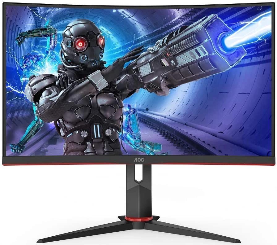 Монитор AOC 27" Gaming C27G2ZU черный/красный VA LED 0.5ms 16:9 HDMI M/M матовая HAS Piv 300cd 178гр/178гр 1920x1080 240Hz FreeSync Premium DP FHD USB 5.5кг