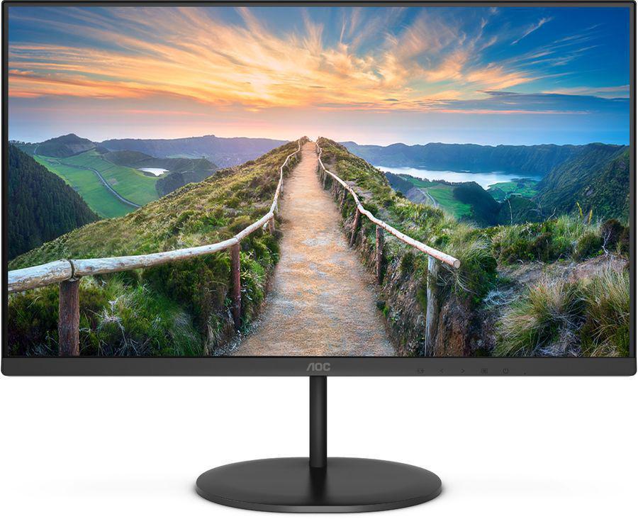 Монитор AOC 27" Q27V4EA черный IPS 16:9 HDMI M/M матовая 250cd 178гр/178гр 2560x1440 75Hz DP 2K 4.65кг