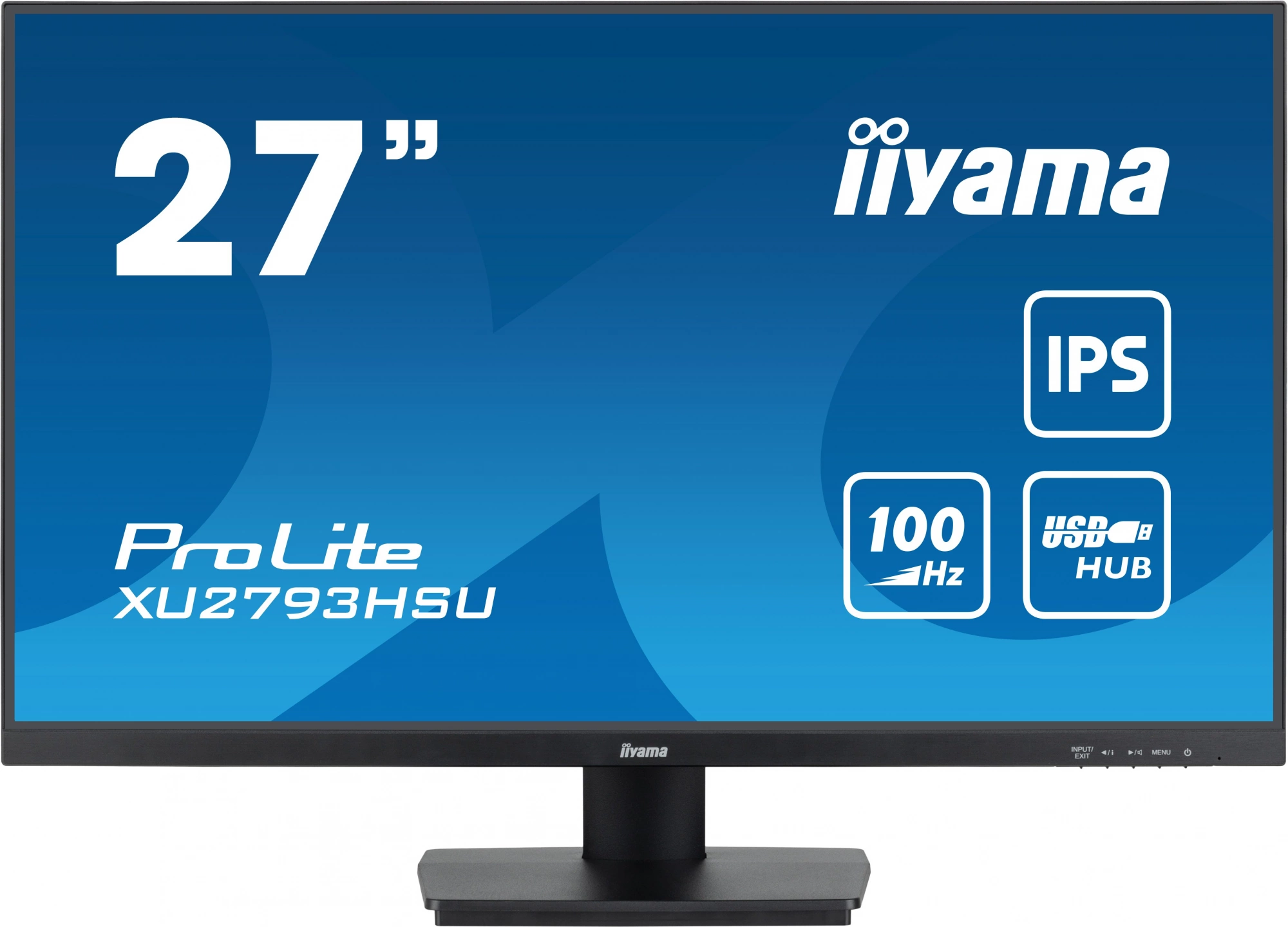 Монитор Iiyama 27" ProLite XU2793HSU-B6 черный IPS LED 1ms 16:9 HDMI M/M матовая 250cd 178гр/178гр 1920x1080 100Hz DP FHD USB 3.8кг