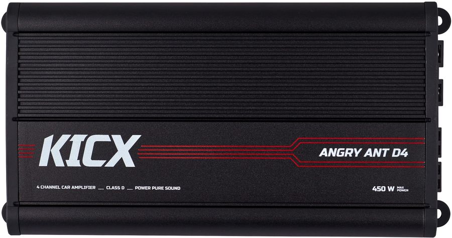 Усилитель автомобильный Kicx Angry Ant D4 четырехканальный