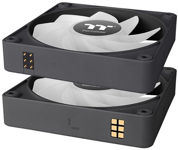 Вентилятор для корпуса Thermaltake CT120 EX Sync ARGB 120х120x25 черный 4-pin 28.5дБ (упак.:3шт) (CL-F181-PL12SW-A) Ret