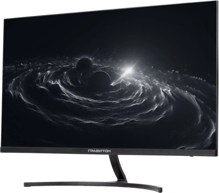 Монитор Гравитон 23.8" МН24А черный IPS 16:9 HDMI M/M 1000:1 300cd 178гр/178гр 1920x1080 75Hz FreeSync VGA DP FHD 2.82кг (RUS)
