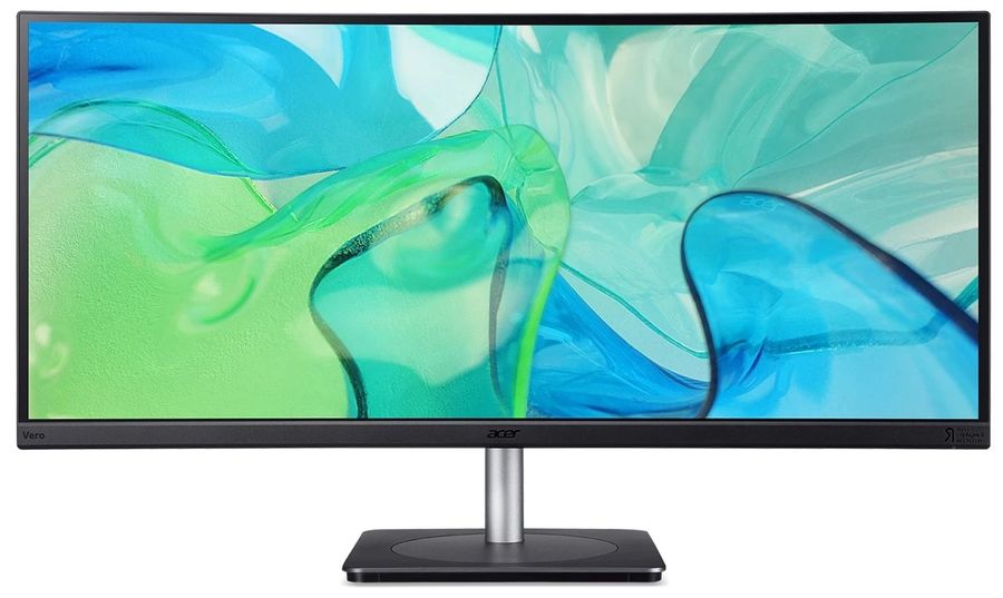 Монитор Acer 34" CB343CURbemiiphuzx черный IPS LED 4ms 21:9 HDMI M/M матовая HAS 300cd 178гр/178гр 3440x1440 60Hz FreeSync DP 2K USB 8.87кг