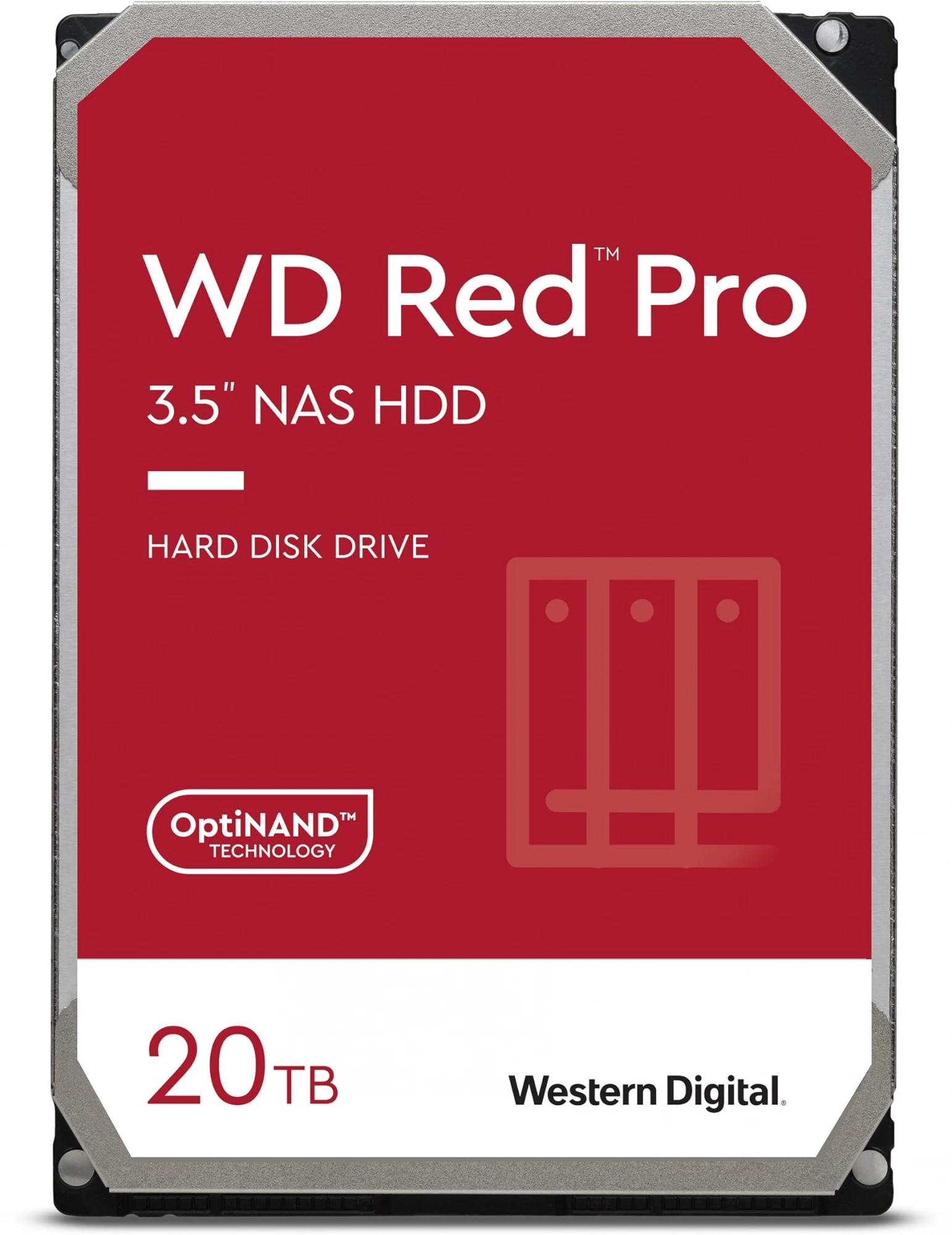 Жесткий диск WD SATA-III 20TB WD201KFGX NAS Red Pro (7200rpm) 512Mb 3.5"