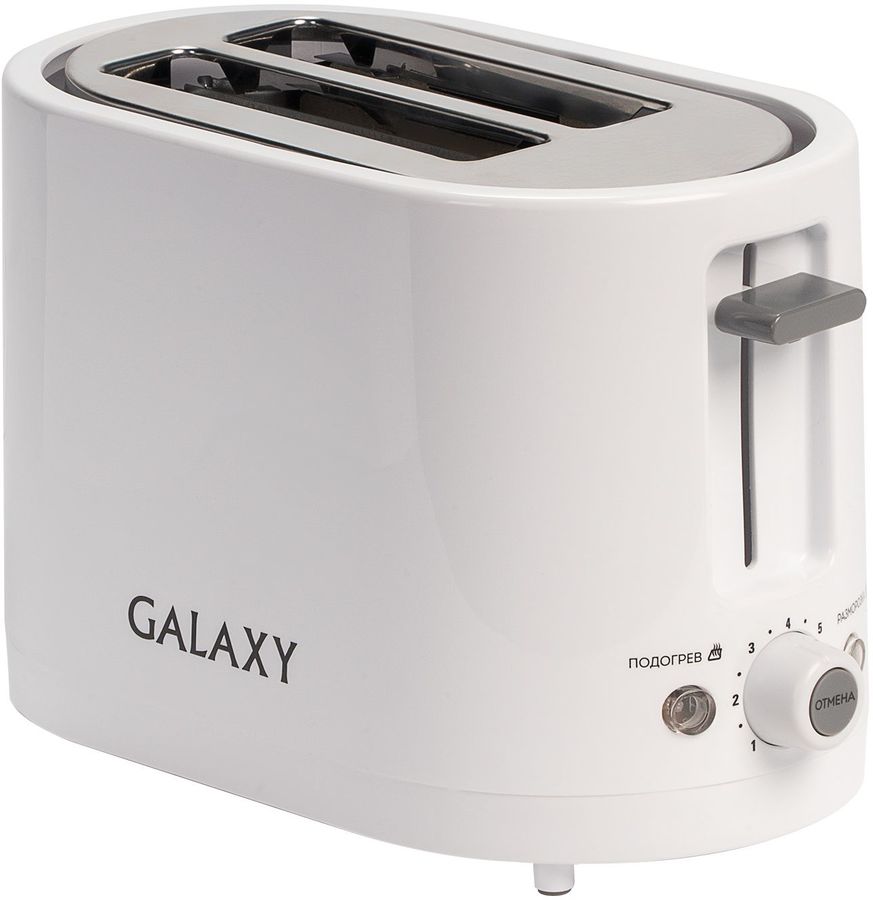 Тостер Galaxy Line GL 2908 800Вт белый