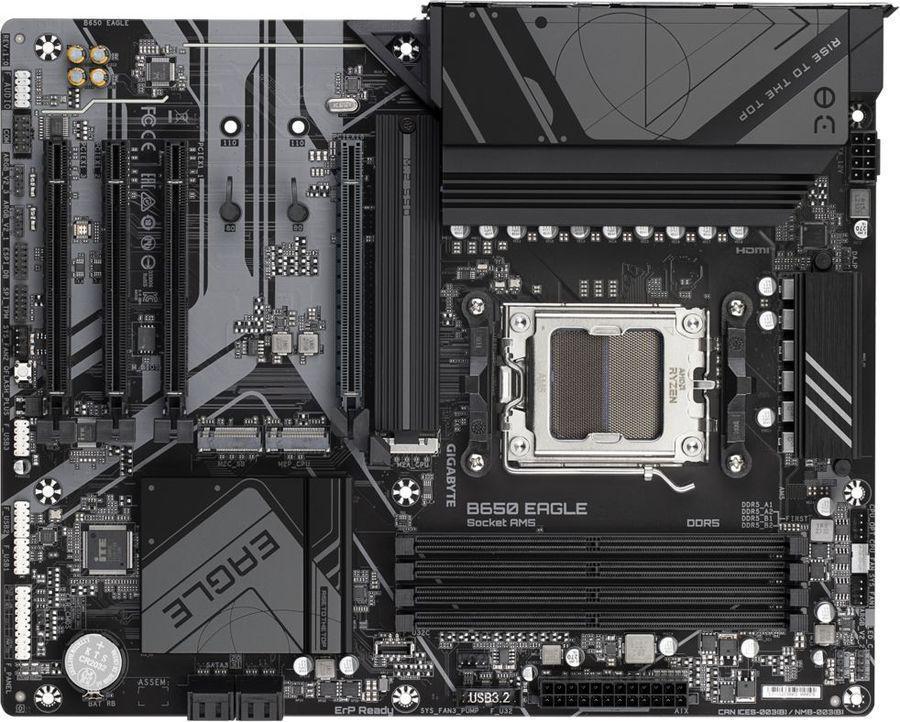 Материнская плата Gigabyte B650 EAGLE SocketAM5 AMD B650 4xDDR5 ATX AC`97 8ch(7.1) GbLAN RAID+HDMI+DP