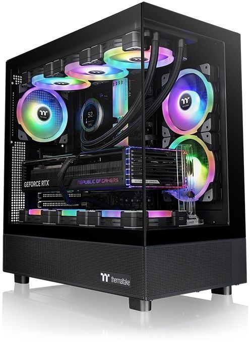 Корпус Thermaltake View 270 TG ARGB черный без БП ATX 9x120mm 2x140mm 1x200mm 2xUSB3.0 audio bott PSU