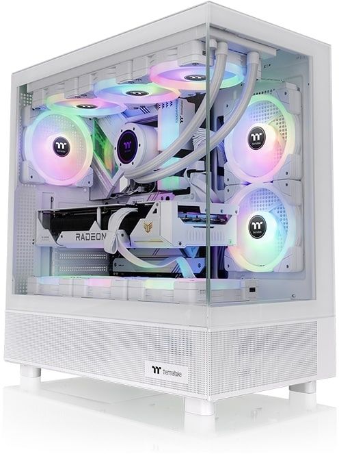 Корпус Thermaltake View 270 TG ARGB Snow белый без БП ATX 9x120mm 2x140mm 1x200mm 2xUSB3.0 audio bott PSU