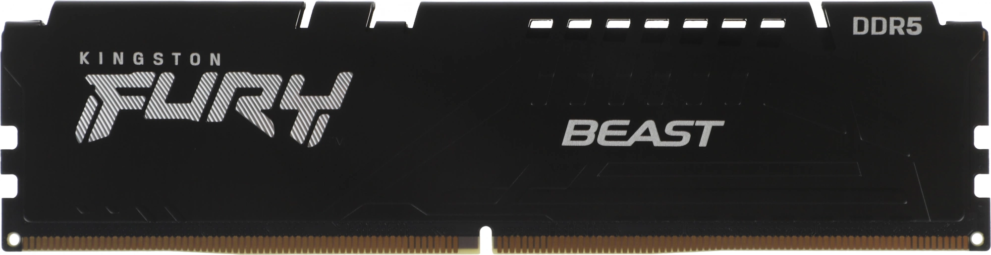 Память DDR5 16GB 6400MHz Kingston KF564C32BB-16 Fury Beast Black RTL Gaming PC5-51200 CL32 DIMM 288-pin 1.4В single rank с радиатором Ret