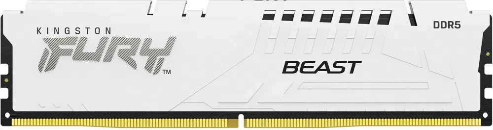 Память DDR5 32GB 6000MHz Kingston KF560C30BW-32 Fury Beast RTL Gaming PC5-48000 CL30 DIMM 288-pin 1.4В kit single rank с радиатором Ret