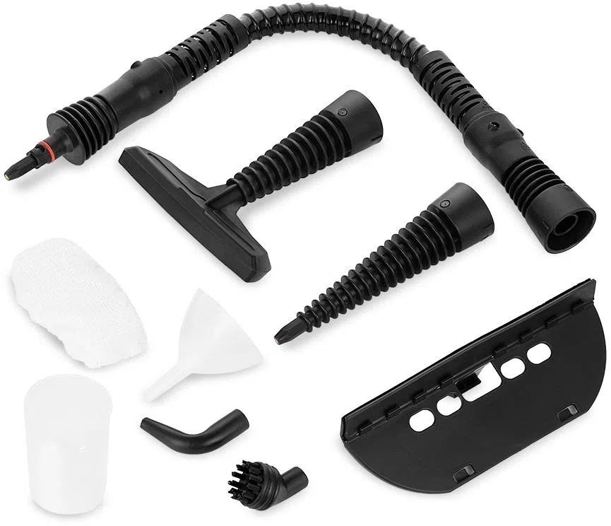 Пароочиститель ручной Kitfort КТ-9140-1 1050Вт черный/желтый