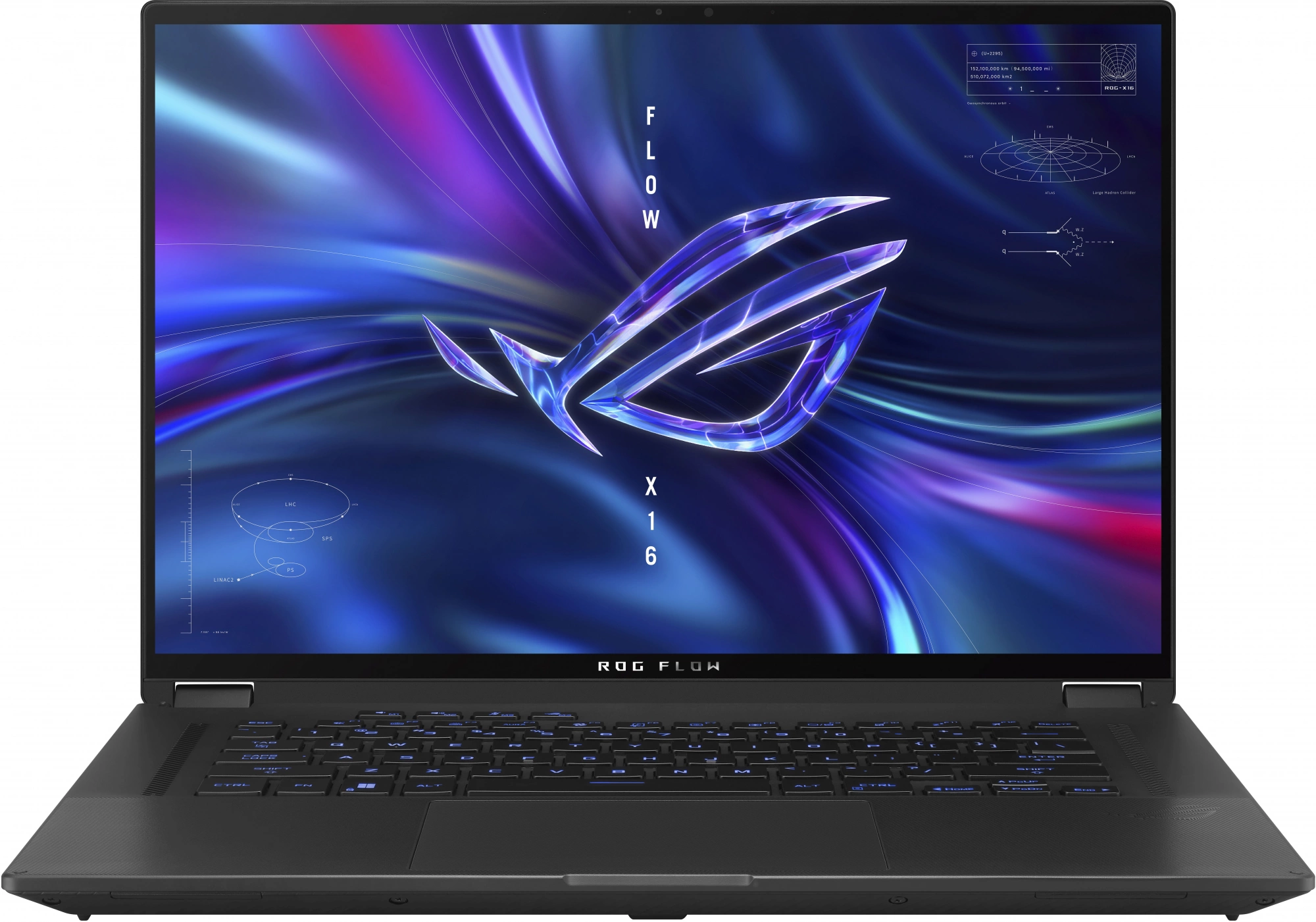 Ноутбук Asus ROG Flow GV601VI-NL062W Core i9 13900H 32Gb SSD1Tb NVIDIA GeForce RTX4070 8Gb 16" IPS Touch WQXGA (2560x1600) Windows 11 Home black WiFi BT Cam (90NR0G01-M00390)