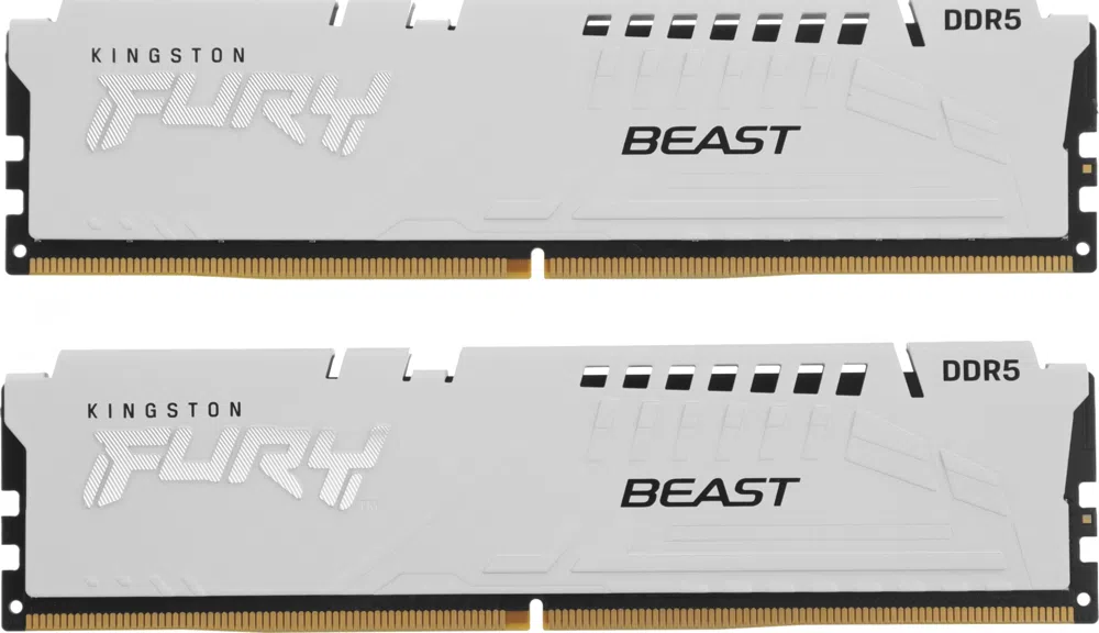 Память DDR5 2x32GB 6400MHz Kingston KF564C32BWK2-64 Fury Beast RTL Gaming PC5-51200 CL32 DIMM 288-pin 1.4В kit dual rank с радиатором Ret