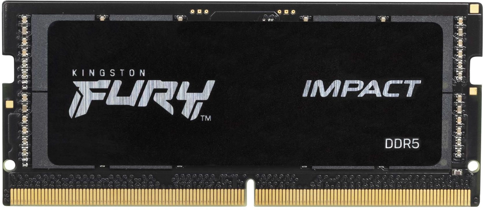 Память DDR5 16GB 6400MHz Kingston KF564S38IB-16 Fury Impact RTL PC5-51200 CL38 SO-DIMM ECC 262-pin 1.35В single rank Ret