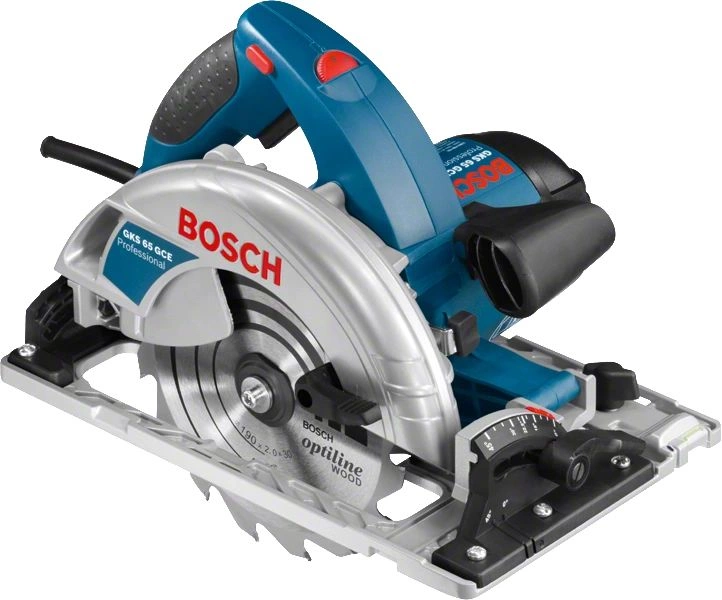 Циркулярная пила (дисковая) Bosch GKS 65 GCE 1800Вт (ручная) D диска.:190мм (0601668900)