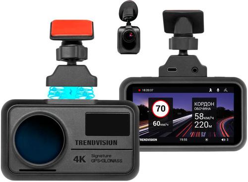 Видеорегистратор TrendVision TDR-725 Real 4K 2CH черный 8Mpix 2160x3840 2160p 170гр. GPS NT96670