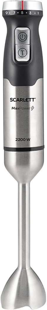 Блендер погружной Scarlett SC-HB42F40 2200Вт серебристый/черный