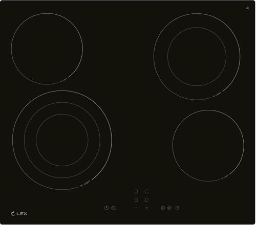 Варочная поверхность Lex EVH 642B BL черный