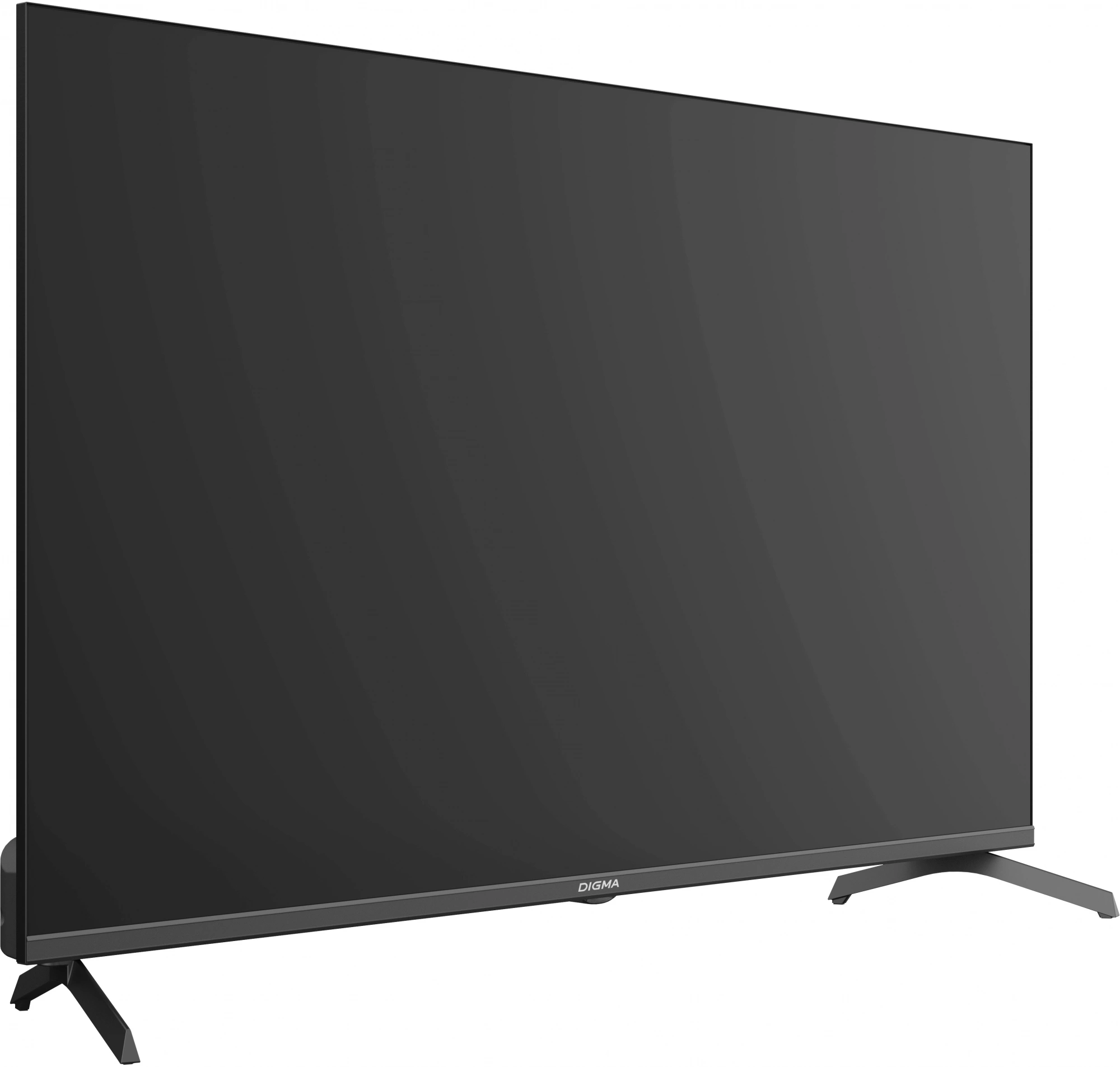 Телевизор QLED Digma 43" DM-LED43UQB31 Google TV Frameless Metal черный/черный 4K Ultra HD 60Hz MEMC DVB-T DVB-T2 DVB-C DVB-S DVB-S2 USB WiFi Smart TV