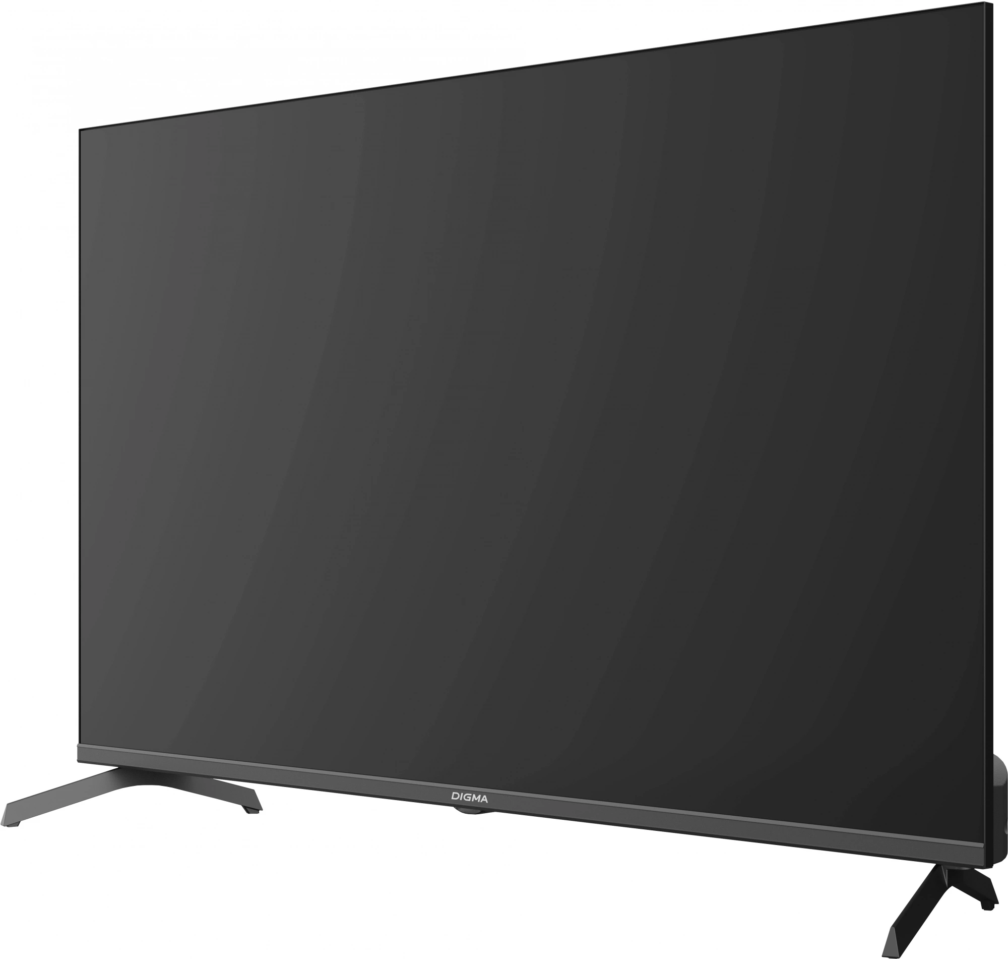 Телевизор QLED Digma 43" DM-LED43UQB31 Google TV Frameless Metal черный/черный 4K Ultra HD 60Hz MEMC DVB-T DVB-T2 DVB-C DVB-S DVB-S2 USB WiFi Smart TV