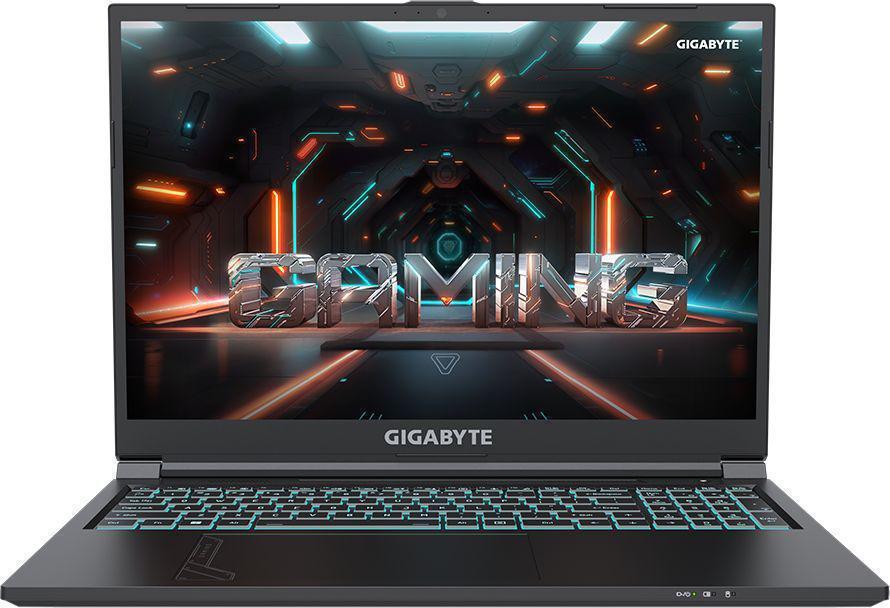 Ноутбук Gigabyte G6 Core i7 13620H 16Gb SSD1Tb NVIDIA GeForce RTX4060 8Gb 16" IPS FHD+ (1920x1200) Free DOS black WiFi BT Cam (KF-H3KZ854KD)