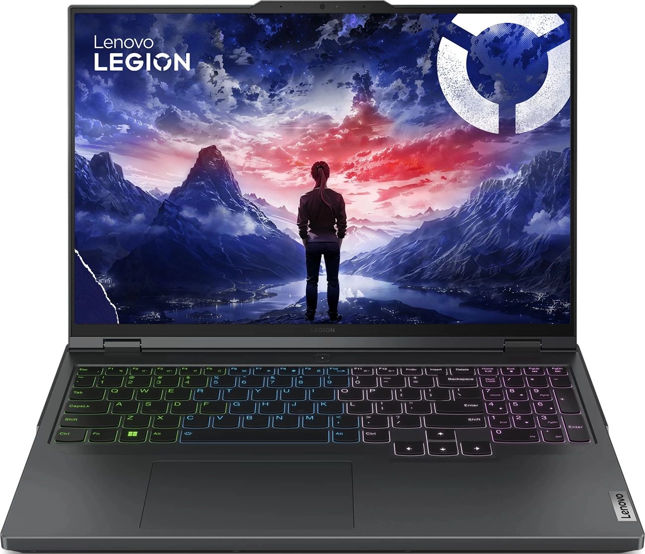 Ноутбук Lenovo Legion Pro 5 16IRX9 Core i5 14500HX 32Gb SSD1Tb NVIDIA GeForce RTX4060 8Gb 16" IPS WQXGA (2560x1600) noOS dk.grey WiFi BT Cam (83DF00EARK)