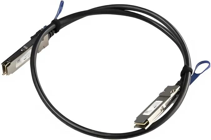 Кабель DAC MikroTik XQ+DA0001 100Гбит/с пассив. 1м черный QSFP28-QSFP28