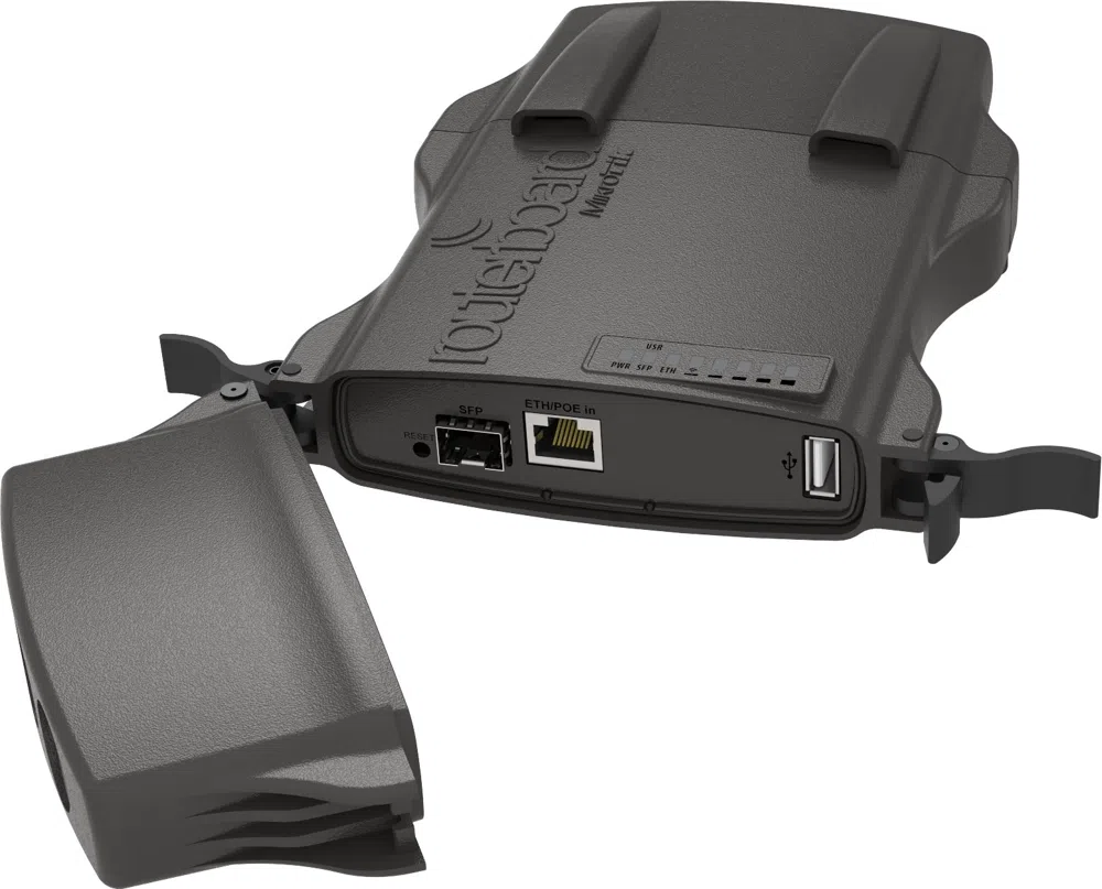 Точка доступа MikroTik NetMetal 5 (RB922UAGS-5HPACD-NM) AC900 10/100/1000BASE-TX черный