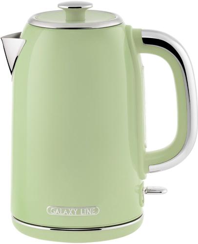 Чайник электрический Galaxy Line GL 0344 1.7л. 2200Вт оливковый корпус: нерж.сталь (ГЛ0344Л)