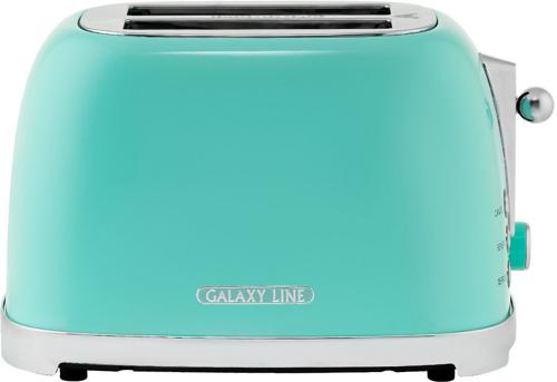 Тостер Galaxy Line GL 2917 900Вт бирюзовый