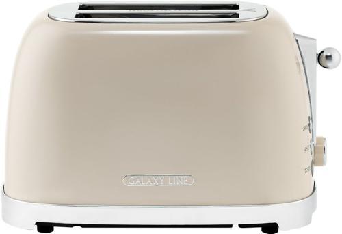 Тостер Galaxy Line GL 2918 900Вт кремовый