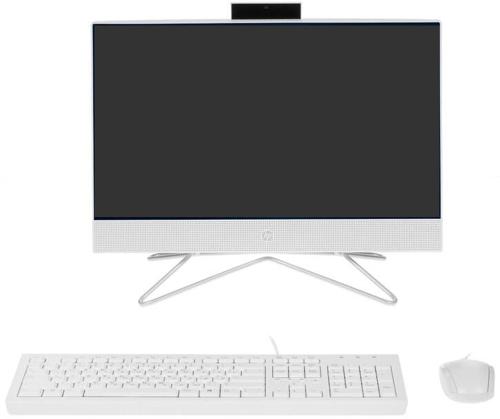 Моноблок HP 200 G4 21.5" Full HD i5 1235U (1.3) 8Gb SSD512Gb Iris Xe DVDRW CR Free DOS GbitEth WiFi BT 65W клавиатура мышь Cam белый 1920x1080