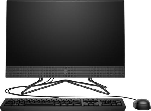 Моноблок HP 200 G4 21.5" Full HD i5 1235U (1.3) 8Gb SSD512Gb Iris Xe DVDRW CR Free DOS GbitEth WiFi BT 65W клавиатура мышь Cam черный 1920x1080