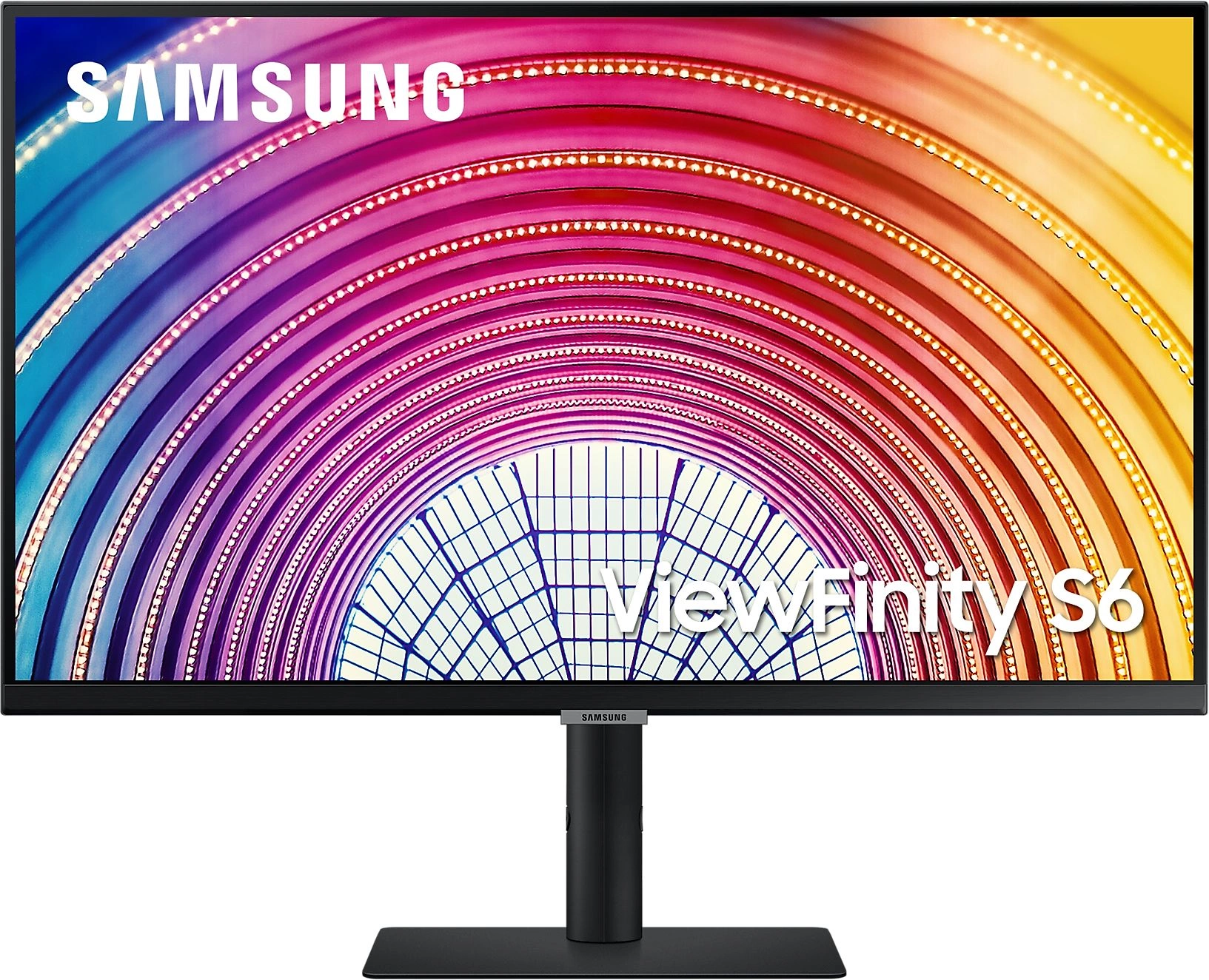 Монитор Samsung 27" ViewFinity S6 S27A600NAU черный IPS LED 5ms 16:9 HDMI полуматовая HAS Piv 300cd 178гр/178гр 2560x1440 75Hz FreeSync DP QHD USB 6.4кг