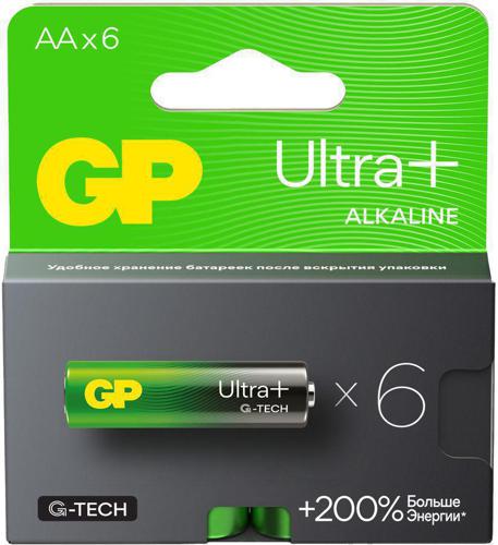 Батарея GP Ultra Plus Alkaline 15AUPA21-2CRB6 AA (6шт) блистер