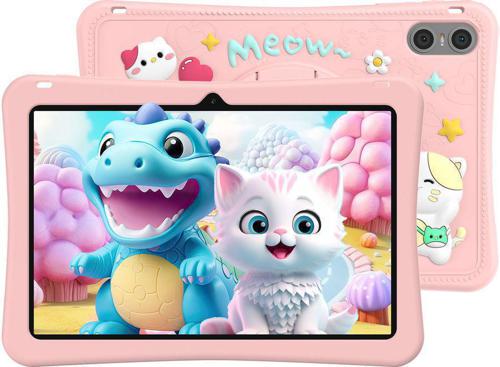 Планшет Teclast P30T Kids A523 (1.8) 8C RAM4Gb ROM64Gb 10.1" IPS 1280x800 Android 14 розовый 5Mpix 2Mpix BT WiFi microSD 256Gb 6000mAh 10hr