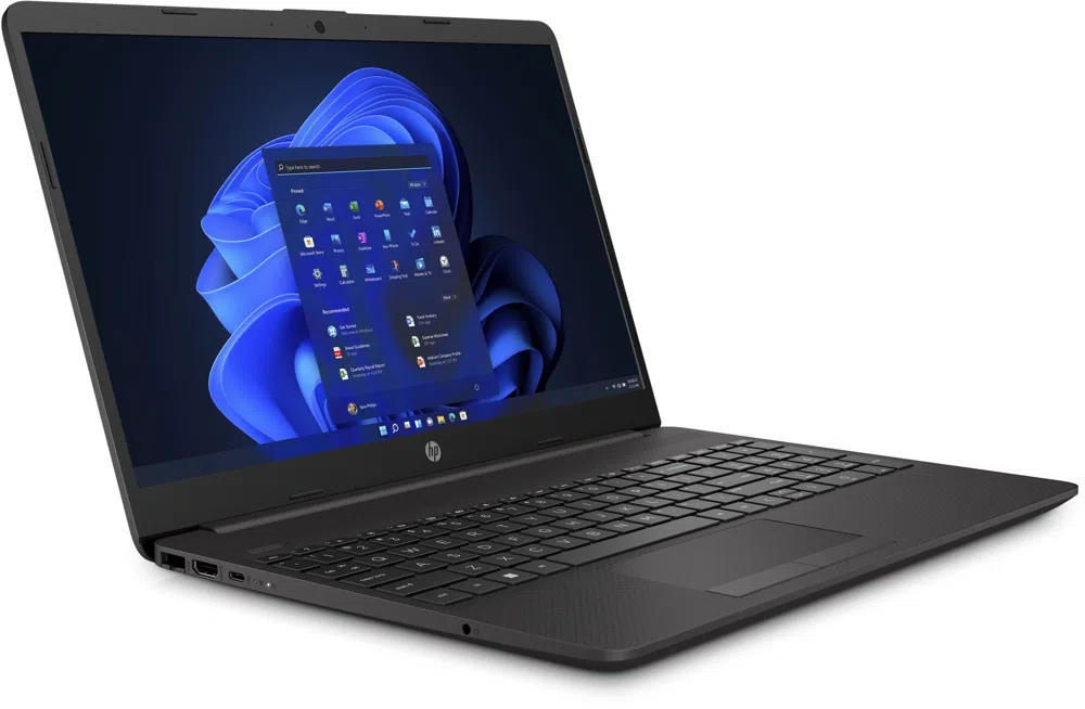 Ноутбук HP 255 G9 Ryzen 5 5625U 8Gb SSD256Gb AMD Radeon 15.6" TN FHD (1920x1080) Windows 11 Professional 64 dk.silver WiFi BT Cam (8D545ES)