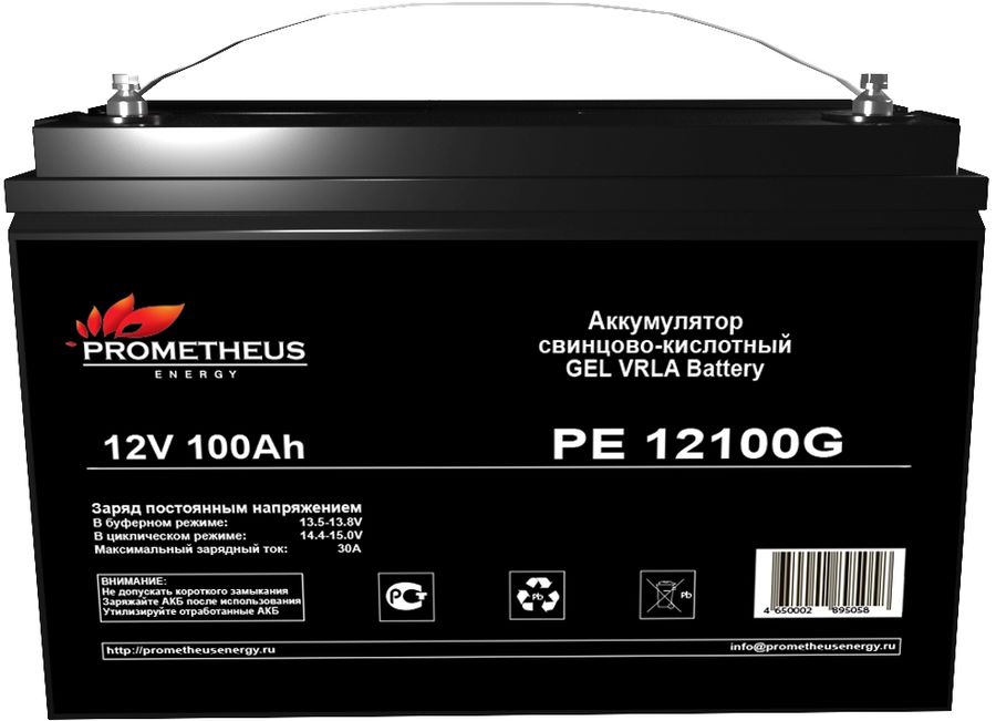 Батарея для ИБП Prometheus Energy РЕ 12100 G 12В 100Ач