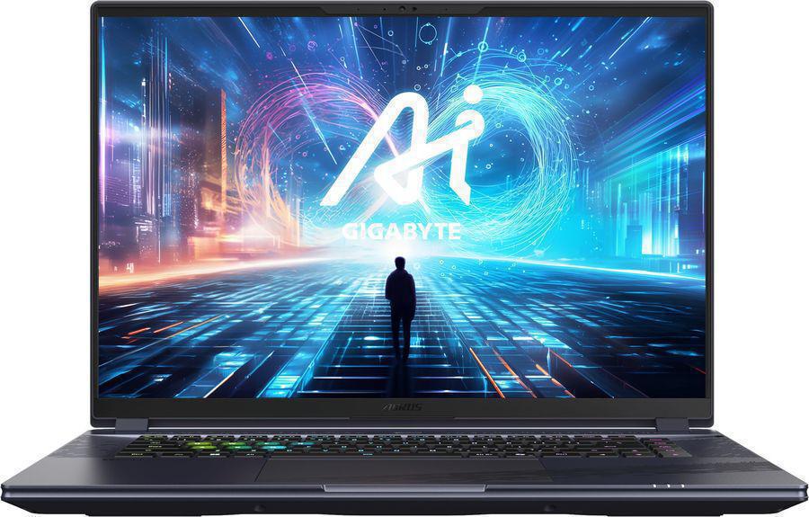 Ноутбук Gigabyte Aorus 16X Core i7 14650HX 16Gb SSD1Tb NVIDIA GeForce RTX4070 8Gb 16" IPS QHD+ (2560x1600) Free DOS grey WiFi BT Cam (ASG-53KZC54SD)