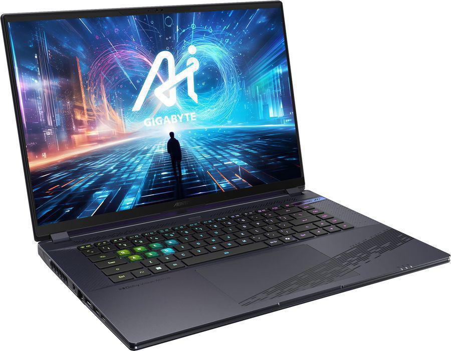 Ноутбук Gigabyte Aorus 16X Core i9 14900HX 32Gb SSD1Tb NVIDIA GeForce RTX4070 8Gb 16" IPS QHD+ (2560x1600) FreeDOS grey WiFi BT Cam (ASG-63KZC64SD)