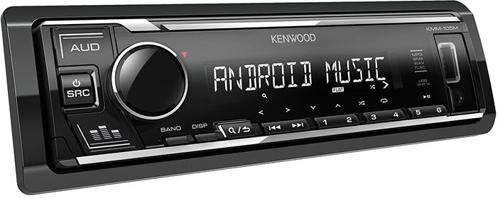 Автомагнитола Kenwood KMM-105M 1DIN 4x50Вт USB 2.0 AUX 3 RDS