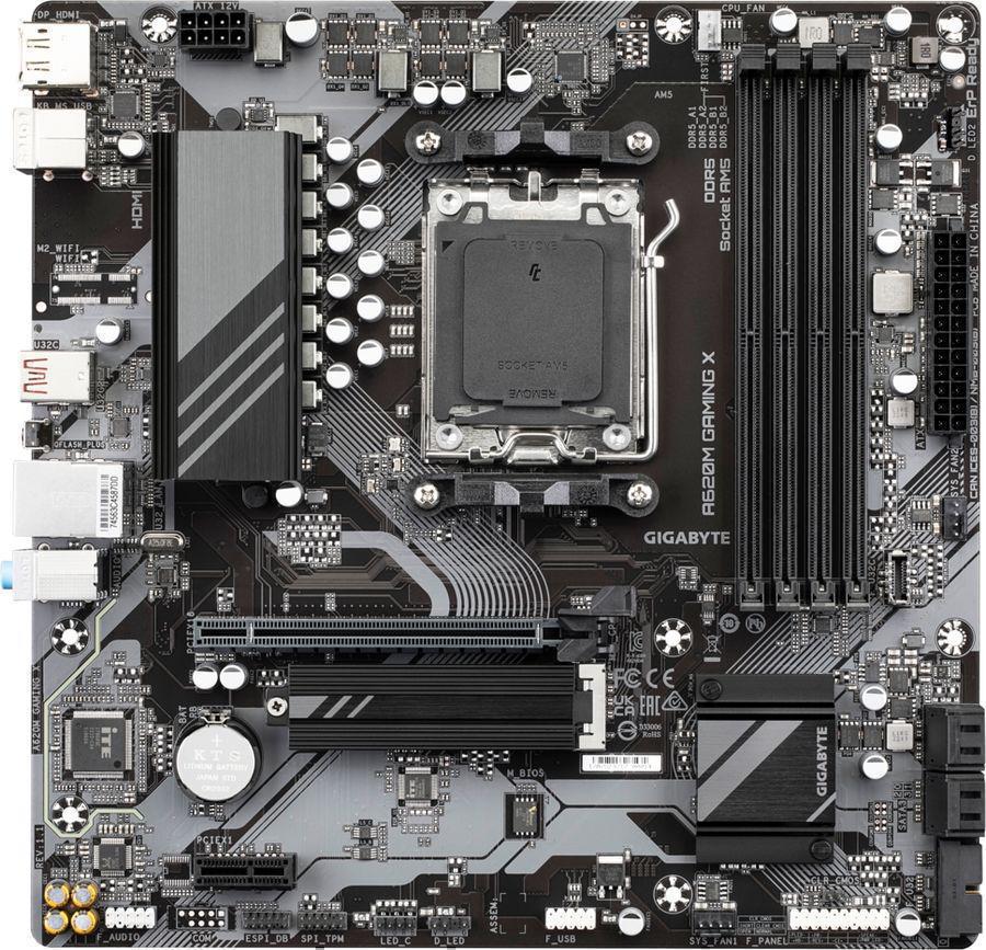 Материнская плата Gigabyte A620M GAMING X Socket AM5 AMD A620 4xDDR5 mATX AC`97 8ch(7.1) GbLAN RAID+HDMI+DP