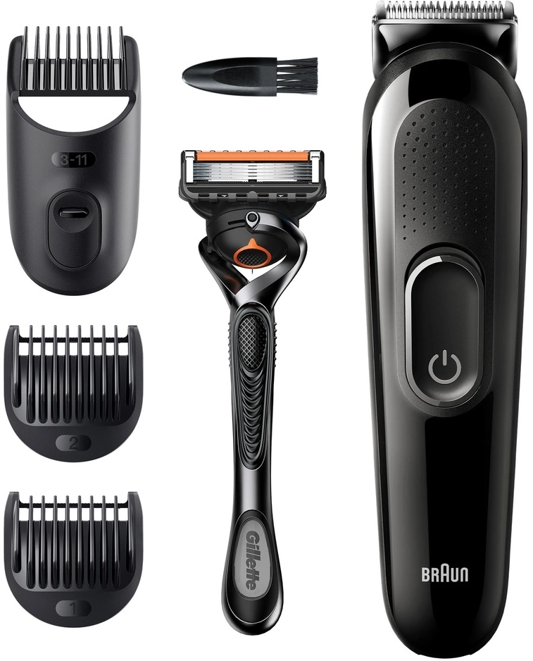 Триммер Braun SK3300 черный (насадок в компл:3шт)