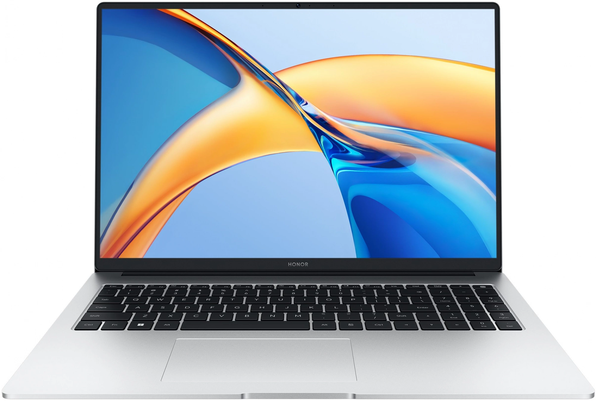 Ноутбук Honor MagicBook X16 2024 BRN-H56 Ryzen 5 7640HS 16Gb SSD512Gb AMD Radeon 760M 16" IPS WQXGA (1920x1200) без ОС silver WiFi BT Cam (5301AJYF)
