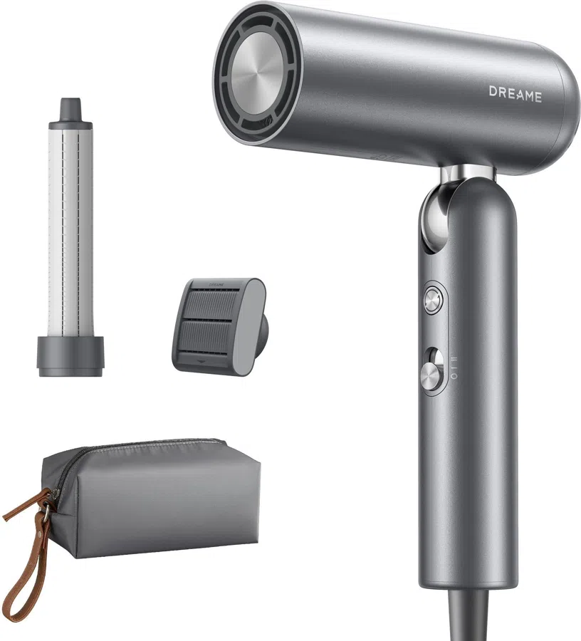 Фен Dreame Pocket High-speed 1300Вт серебристый (AHD51 SPACE GRAY)