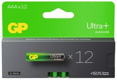 Батарея GP Ultra Plus Alkaline 24AUPA21-2CRB12 AAA (12шт) блистер