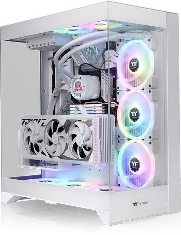 Корпус Thermaltake CTE E550 TG Snow белый без БП ATX 8x120mm 6x140mm 2xUSB3.0 audio bott PSU